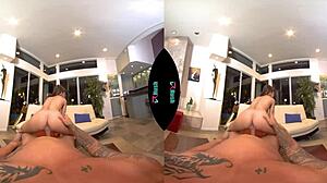 Vrhush stuffs babysitter Riley Reid's tight petite pussy relentlessly