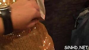 slippery juicy mature pussy fucked hard at wild party