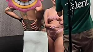 veronica's first tattoo dick sucks animal code seductive blonde boobs