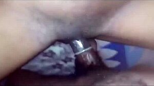 african babe rides huge black cock missionary till creampie explosion