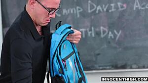 mercedes carrera: watch me suck this cock then spread for uniform fuck