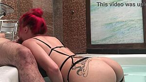 Swimming Playtime in Pool with Friend on Sunny Day