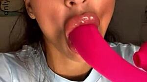 Sensual Dance Ends In Dildo Pussy Slam