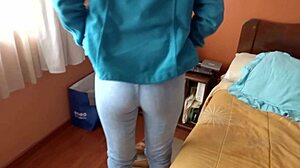 stepmom lets stepson pound her ass hard huge cumshot