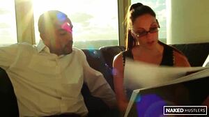 Melanie Hicks Gulps Strong Black Dick In Tight White Pussy And Mouth!