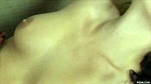 gracie glam brunette babe deepthroats to creampie surprise