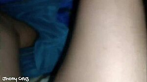 Homemade interracial creampie fills my big ass deep