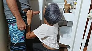 ordinary day turns hot with my sexy spanish milf stepsis