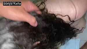 What if quick shower fuck with big tits Arab stepmom leads to creampie?