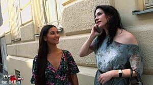 big booty italian Moona Snake rides BBC quickie style