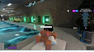 me dejo follarla un largo rato roblox game play