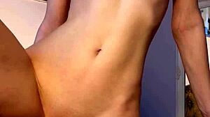 petite teen maiskii masturbates hard ripping clothes off...