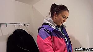 adorable czech teen seduced in store then pov drilled hard