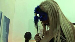 amy anderssen blonde in lingerie