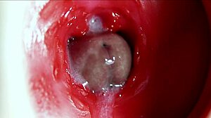 her anus explodes in big orgasm moaning wildly as sperm floods deep