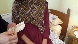 POUNDED MUSLIM BABE JIZZES MOUTH-FULL!