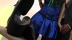 amy anderssen blonde in lingerie