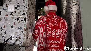 Our Naughty Christmas Kitchen Fuck Exposed She Craves Rough!