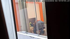 voyeur colombian neighbor babe skirt up tits ride boyfriend