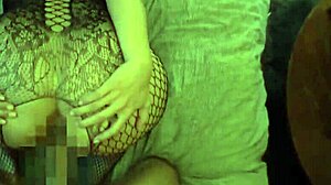 Does sexy Japanese big tits milf in underwear make you throb?