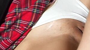 Stepfather Pounds Pretty College Pussy Close-Up Creampie