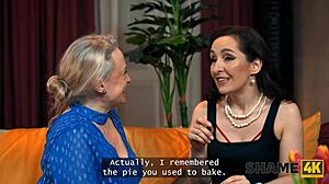 her best friend mommy czech milf fucks with huge cock stockings natural tits