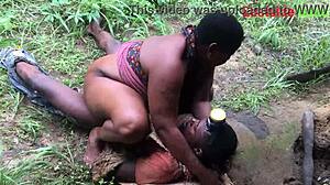 hunter bangs king's wife outdoors