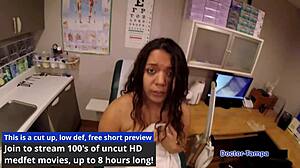 dr tampa chokes selena perez deepthroat in latex gloves shower humiliation