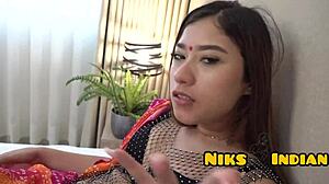 Devar bends over newlywed indian bhabhi for rough doggystyle ass pounding