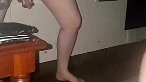 Wife spreads legs pissing wet for my camera