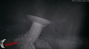 trans girlfriend sucks cocks through gloryhole in erotic cabin full video