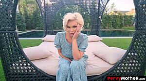 Pervymother Classy Stepmom Strips for Stepson Visual Orgasm SFW