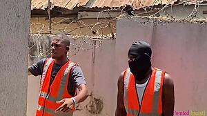 Who wouldn't pound that black ebony's wet pussy bent over for cash?!