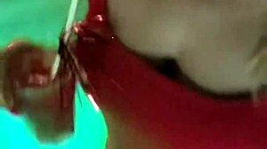 Petite drops panties in vacation toilet