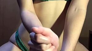 Sensual Handjob Builds to Intense Roommate Ride