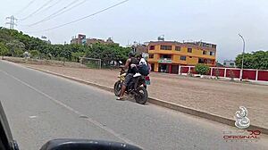 peruvian student's narrow ass takes deep anal creampie from monster cock