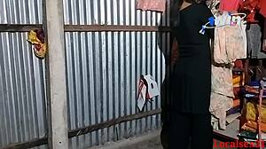 black dress indian gf bent over doggystyle homemade anal