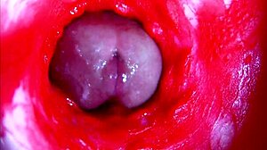 Extreme Close-Up Inside Pregnant Woman's Wet Pussy Orgasm