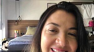 Full Closeup Tais Daeva Drooling Sloppy on Cock