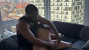 petite ebony goddess surprises with fat ass worship during black massage