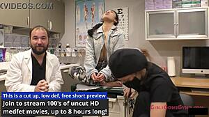 nurse jasmine rose gives patient pre-employment physical fetish