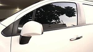 Mechanic fixes busty latina's everything in one overhaul?