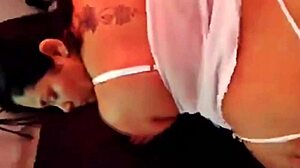 Blindfolded Latina Cougar Milf Squeezes Cock So Tight Nearly Rips Condom Off