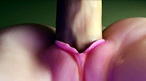 my oiled redhead fuck doll missionary moans as i creampie deep