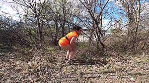 what if anal plugged prisoner flashes huge ass for rough escape fuck?