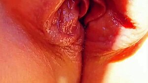 mature wife spreads her huge shaved pussy lips wide outdoors flashing wet