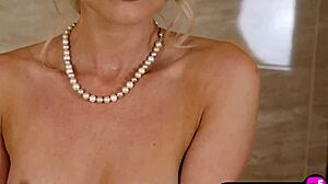 Cute Blonde MILF Veronika Skylee REVEALS Perfect Big BOOTY In Lingerie