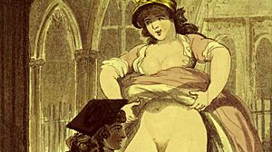Vintage Erotic Drawings of Hairy Antique Beauties