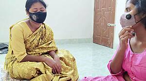 i catch my buddy's cheating wife sneaking in for kitchen sex with her panties down