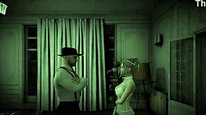 Blonde in Lingerie Teases Voyeur in Angels Awakening Part 3 Gameplay